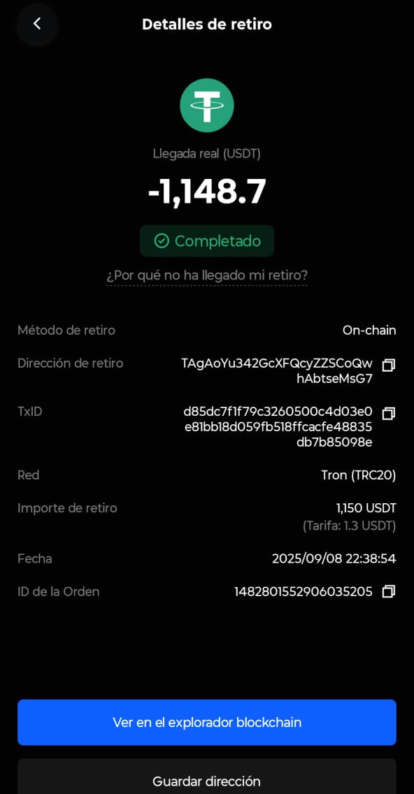 Retiro 09 / 2025
