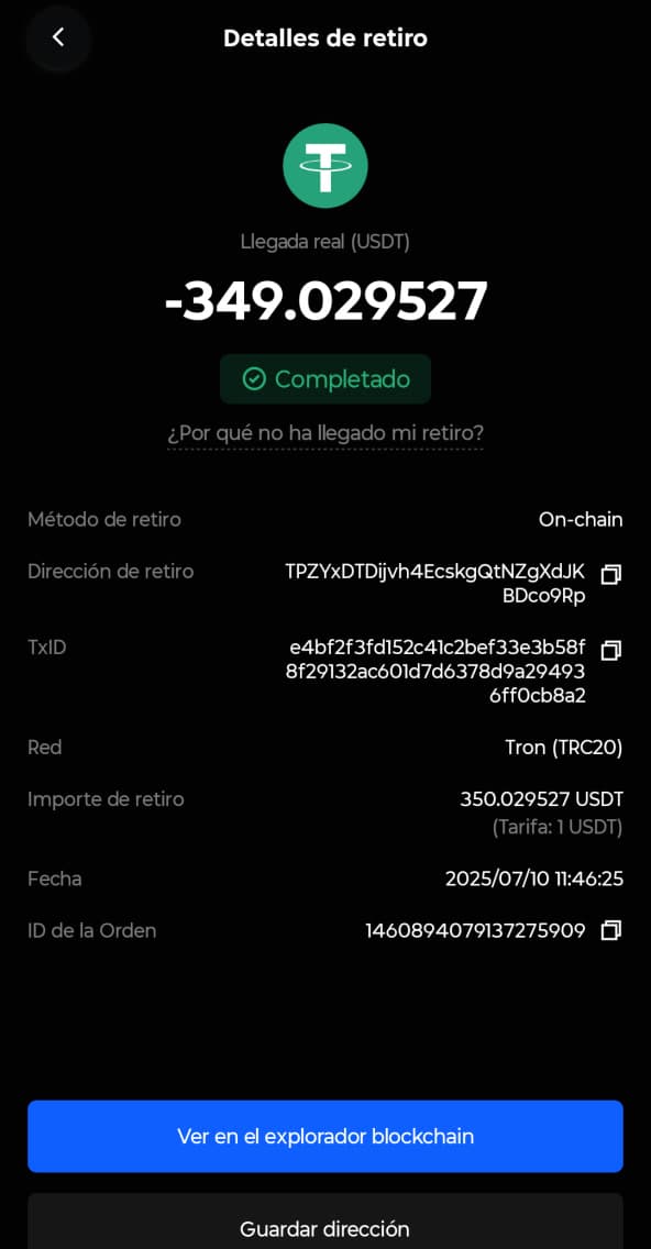 Retiro 07 / 2025