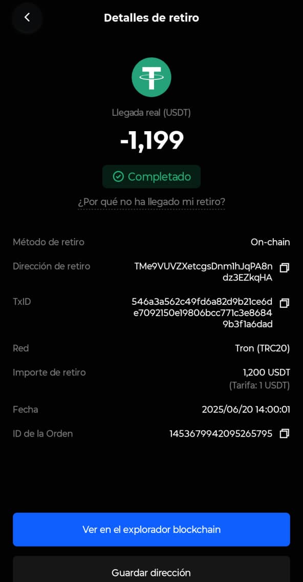 Retiro 06 / 2025