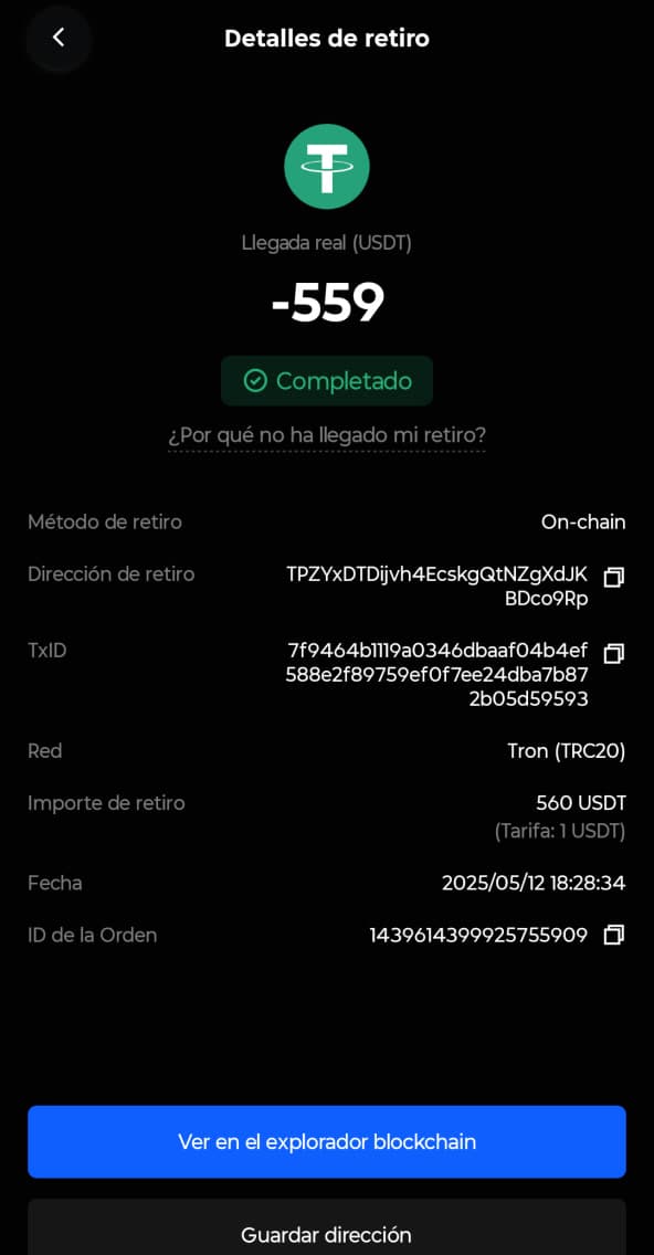 Retiro 05 / 2025